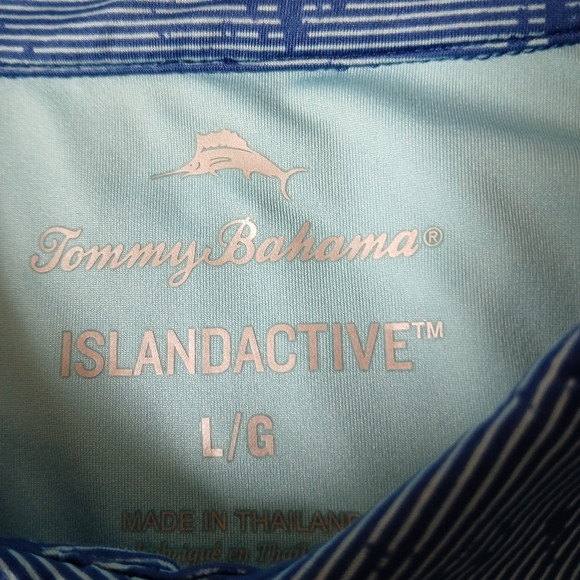 Tommy Bahama Island Active Polo Shirt Men's Size Large - Picture 3 of 6